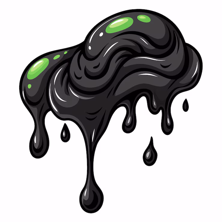 5"-80-90 GR BLACK TUBE SLIME ART 5"-80-90 GR BLACK TUBE SLIME ART